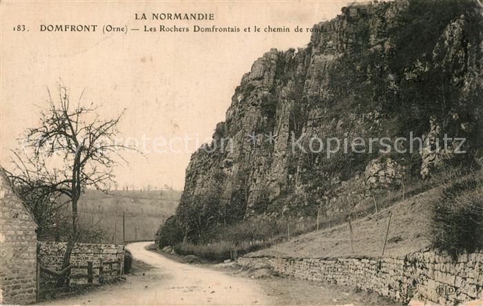 Domfront Orne Rochers Domfrontais et chemin de ronde