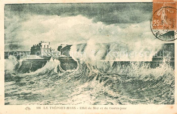 Le Treport Mers Effet de mer et de contre-jour