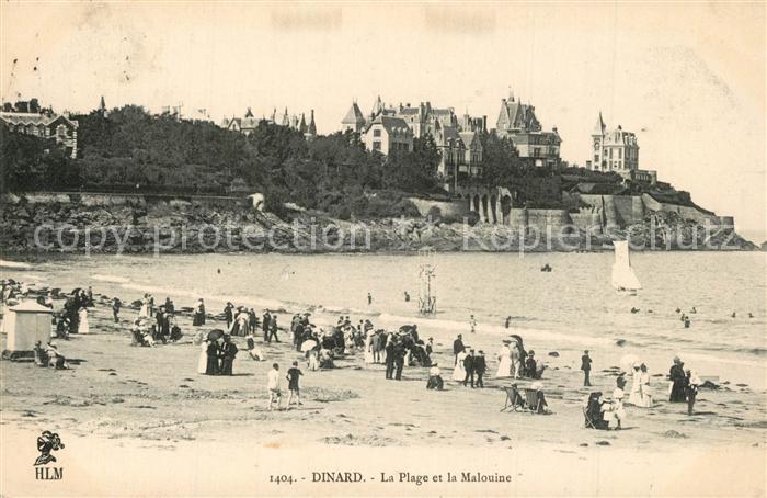 Dinard 35 La plage et la Malouine