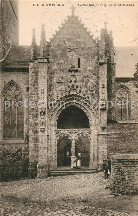 Quimperle Portail de l'Eglise Saint Michel