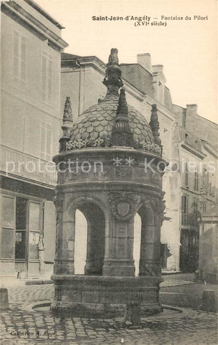 Saint-Jean-d Angely Fontaine du Pilori XVIe siècle