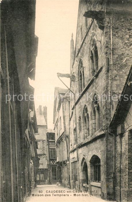 Caudebec-en-Caux Maison des Templiers Monument historiqu