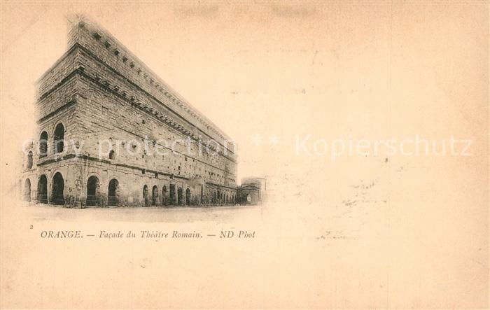 Orange Vaucluse Facade du Théâtre Romain