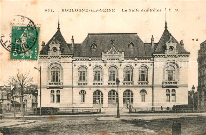 Boulogne-sur-Seine Bilancourt Salle des Fêtes