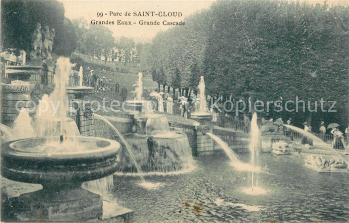 Saint Cloud Parc de Saint Cloud Grandes Eaux Grande Cascade