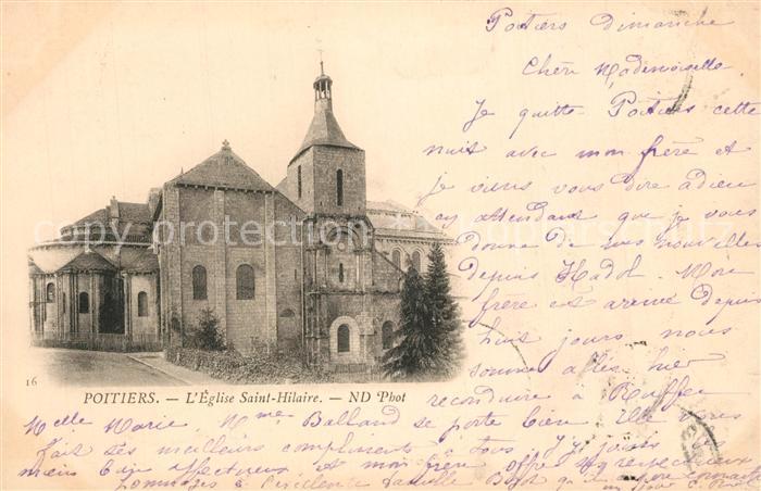 Poitiers 86 Eglise Saint Hilaire