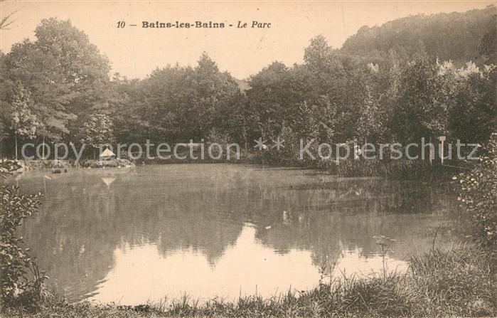 Bains-les-Bains Parc Etang