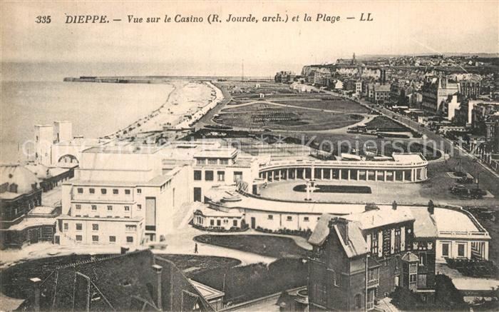 Dieppe 76 Vue sur le casino et la plage