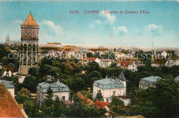 Colmar Haut Rhin Elsass Quartier du Chateau d_Eau