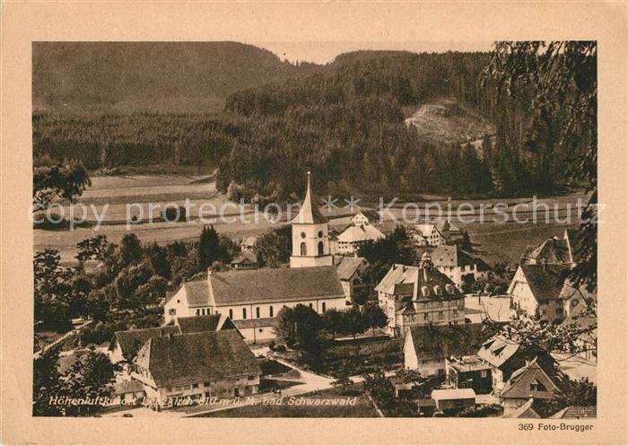 Lenzkirch Ansicht mit Kirche Hoehenluftkurort im Schwarzwald
