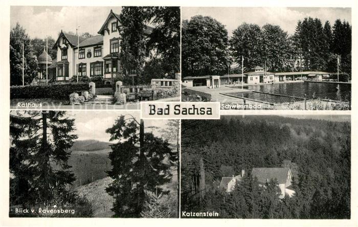 Bad Sachsa Harz Rathaus Schwimmbad Katzenstein Ravensberg