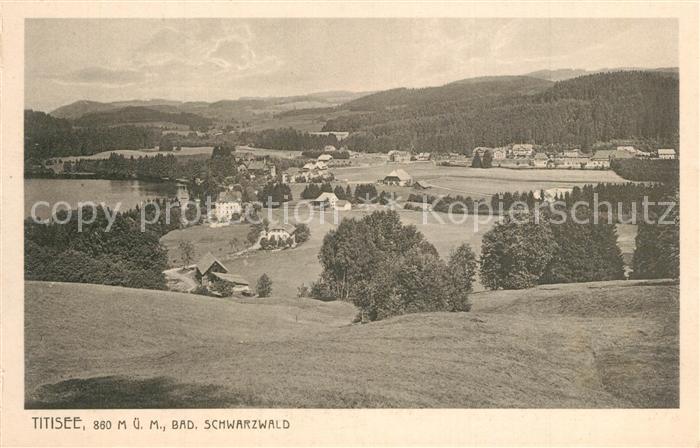 Titisee Landschaftspanorama Schwarzwald