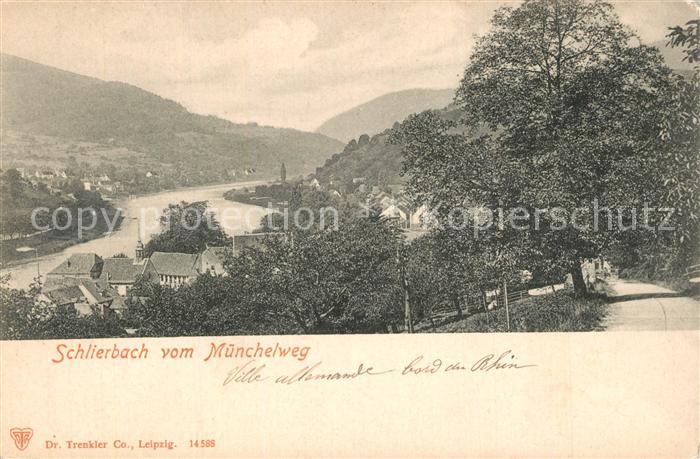 Schlierbach Heidelberg Panorama Blick vom Muenchelweg