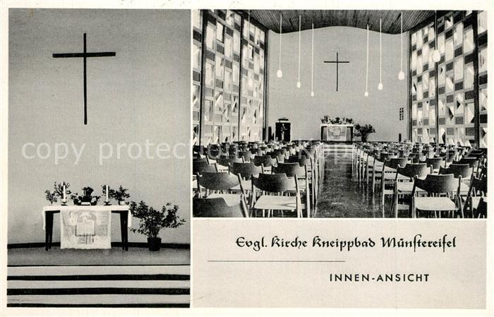 Bad Muenstereifel Evangelische Kirche Innenansicht