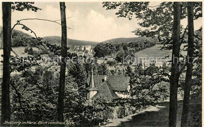 Stolberg Harz Panorama Blick vom Haus Tyra