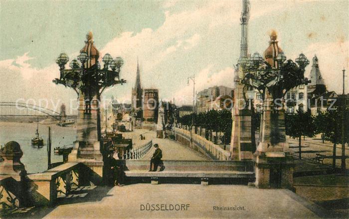 Duesseldorf Rheinansicht