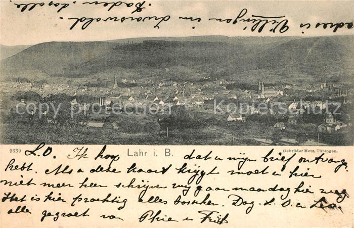 Lahr Baden Stadtpanorama