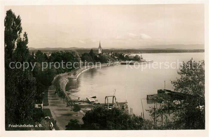 Friedrichshafen Bodensee Panorama Uferstrasse