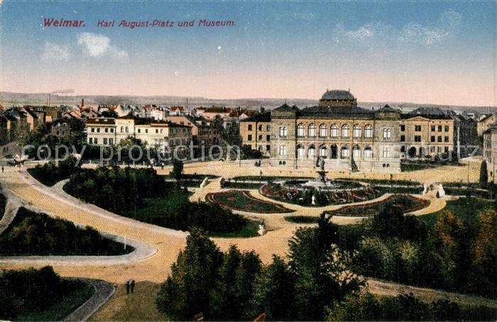 Weimar Lahn Karl August Platz und Museum