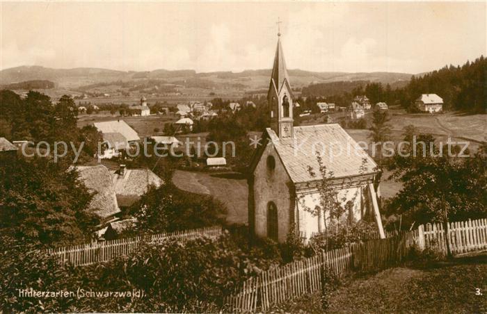 Hinterzarten Kapelle Landschaftspanorama Schwarzwald Trinks Postkarte