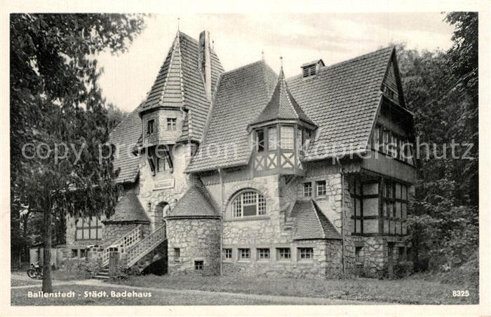Ballenstedt Staedtisches Badehaus