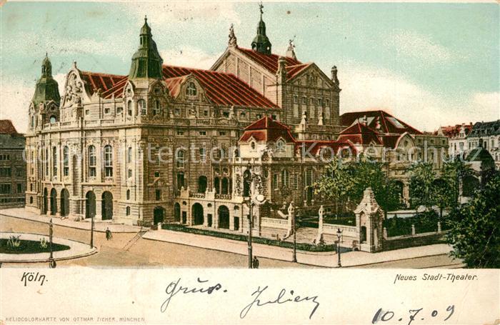Koeln Rhein Neues Stadttheater