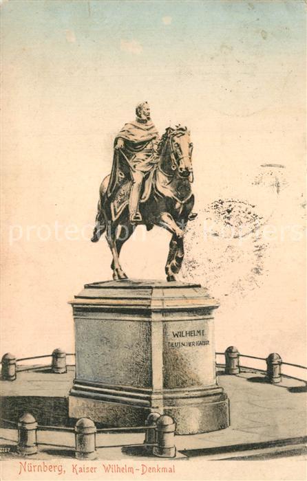 Nuernberg Kaiser Wilhelm Denkmal Reiterstandbild