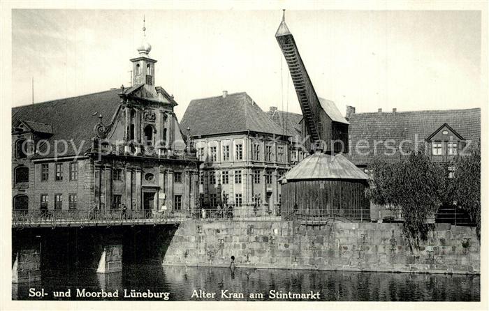 Lueneburg Alter Kran am Stintmarkt