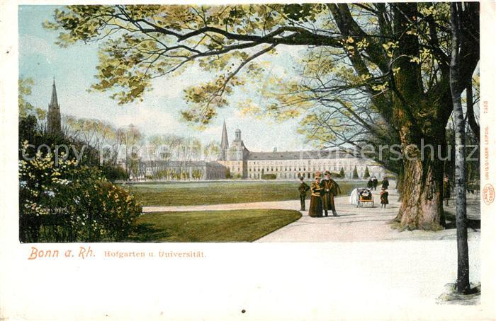 Bonn Rhein Hofgarten und Universitaet
