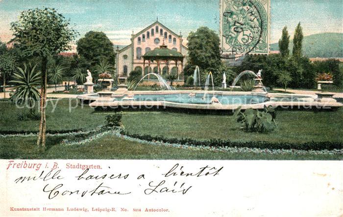 Freiburg Breisgau Stadtgarten