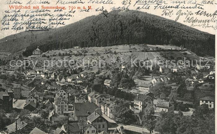 Wildbad Schwarzwald mit Sommerberg