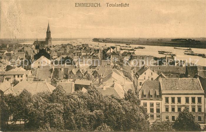 Emmerich Rhein Stadtpanorama