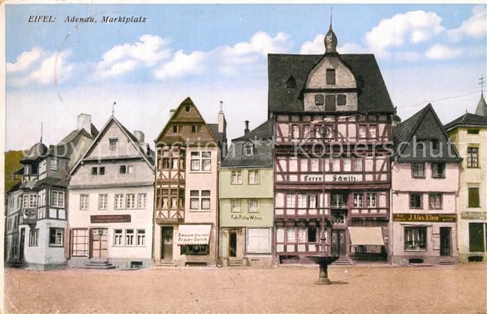 Adenau Ahrweiler Rheinland-Pfalz Marktplatz