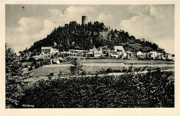 Nuerburg Blick zur Burgruine
