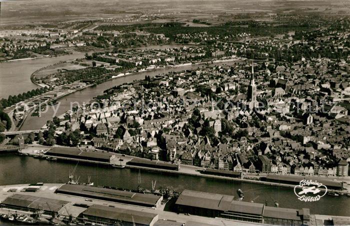 Luebeck Fliegeraufnahme