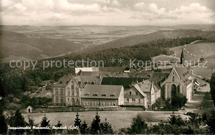 Heimbach Eifel Trappistenabtei Mariawald Landschaftspanorama