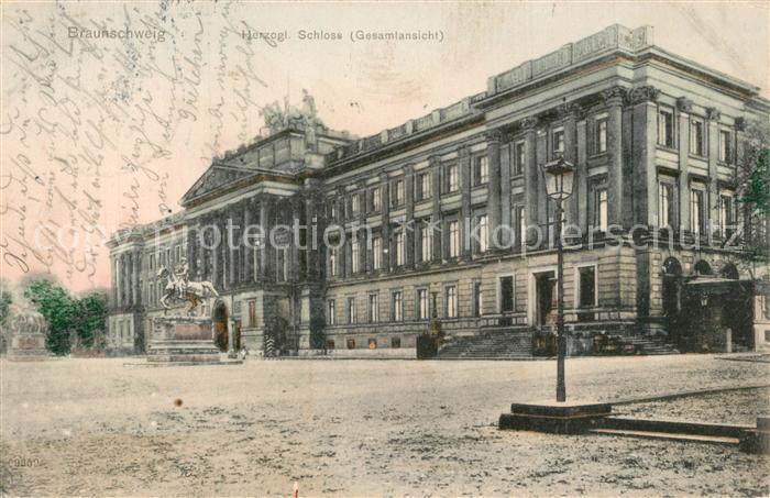Braunschweig Herzogliches Schloss Denkmal Reiterstandbild