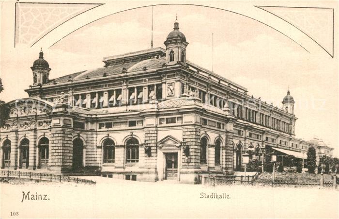 Mainz Rhein Stadthalle