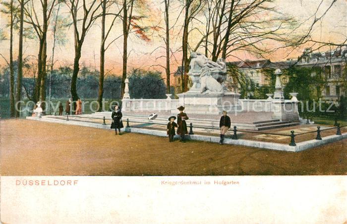Duesseldorf Kriegerdenkmal im Hofgarten
