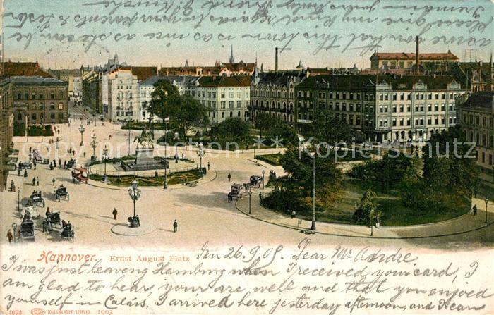 Hannover Ernst August Platz Denkmal Reiterstandbild