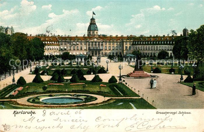 Karlsruhe Baden Grossherzogliches Schloss