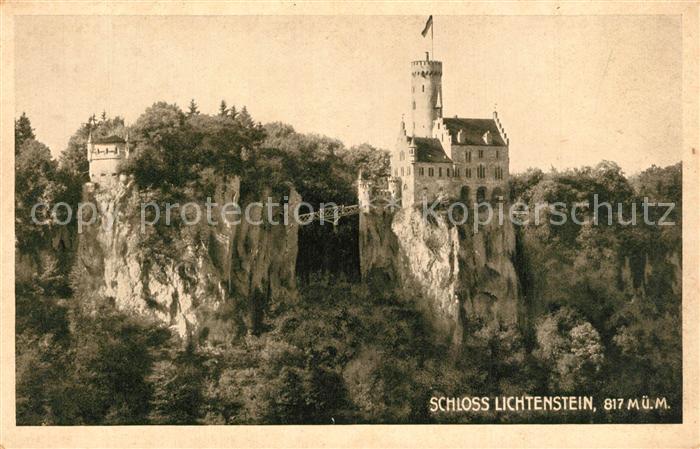 Lichtenstein Wuerttemberg Schloss Schwaebische Alb
