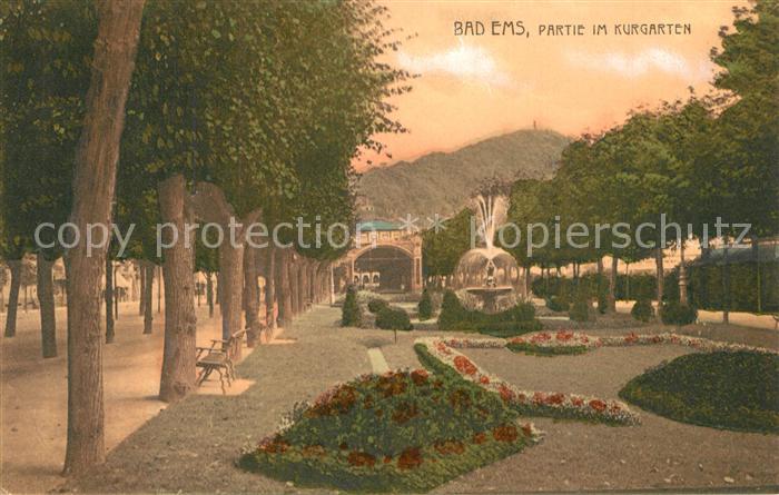 Bad Ems Partie im Kurgarten