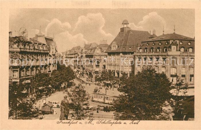 Frankfurt Main Schillerplatz und Zeil