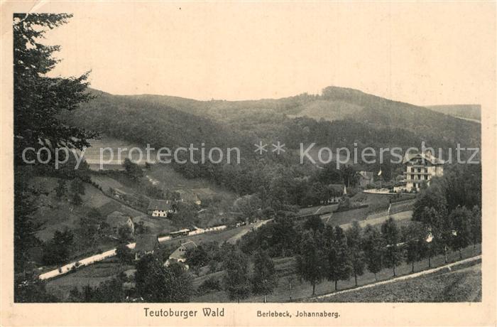 Berlebeck Johannaberg Landschaftspanorama Teutoburger Wald