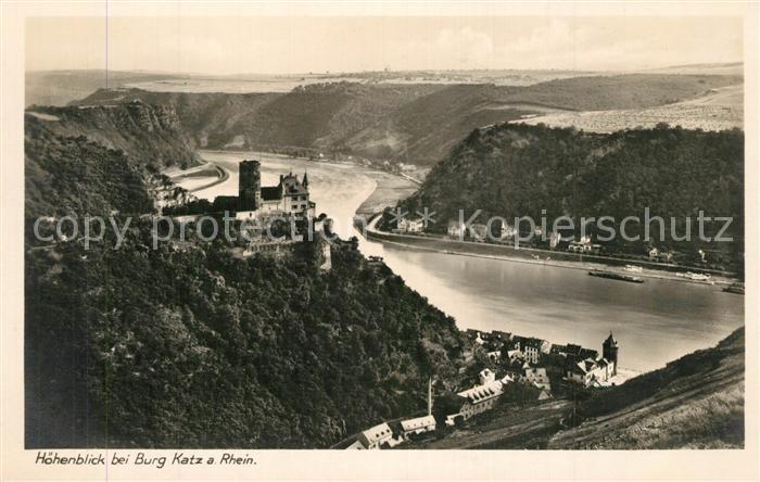 Goarshausen St Burg Katz Sankt Goar Lorelei