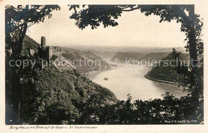 Goar St Burg Maus Goarshausen