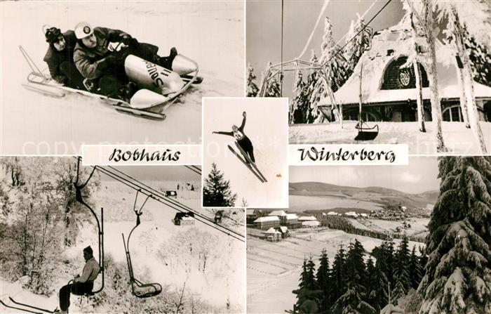 Winterberg Hochsauerland Bobhausbaude Winter