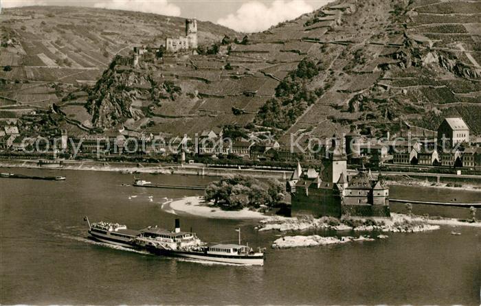 Kaub Burg Gutenfels Panorama