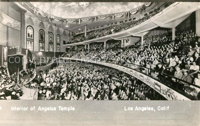 Los Angeles California Angelus Temple Interior